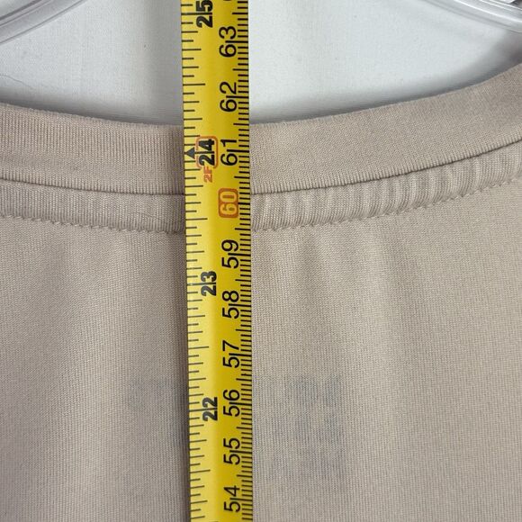 Bouffants & Broken Hearts Cozy Pajama Shirt Medium Beige - Picture 11 of 12